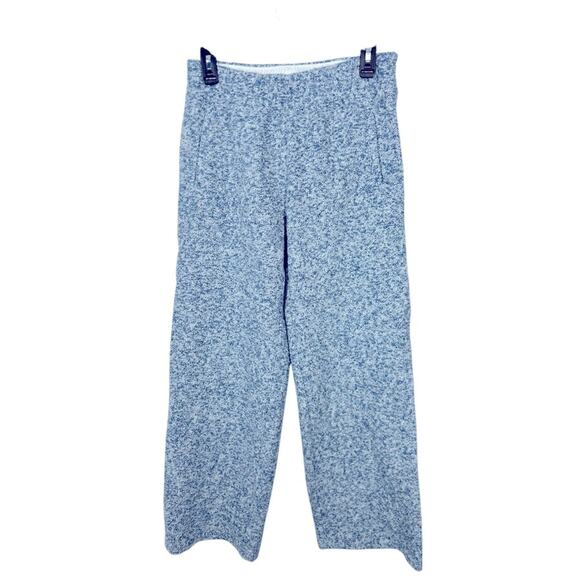 Offline by Aerie Marbled Blue Snowday Wide Leg Pants | Trendy Wide Leg Joggers - Picture 2 of 11